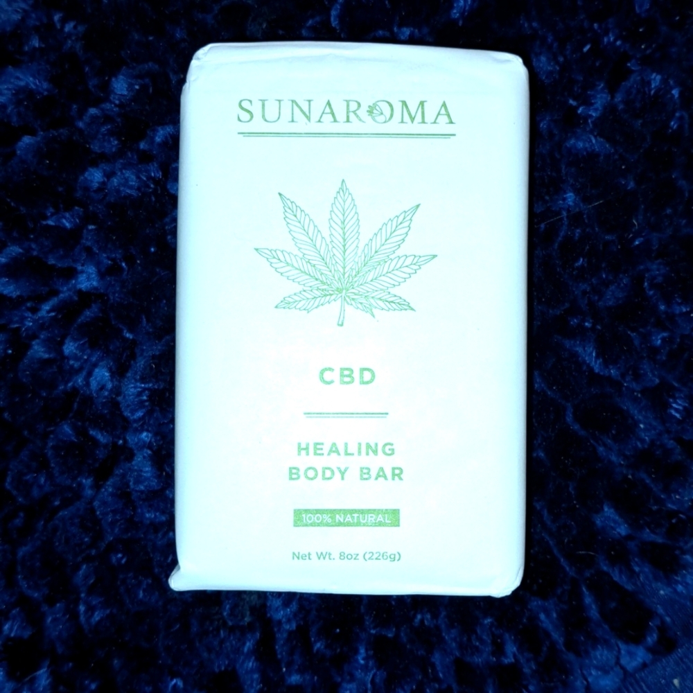 SunAroma CBD Healing Body Bar Soap